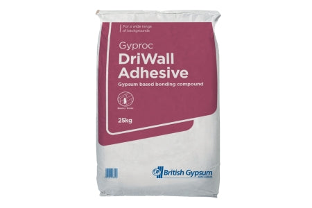 British Gypsum Gyproc General Purpose Drywall Plasterboard Adhesive (25kg)