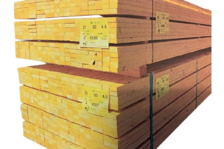 Treated Roofing Batten 25 x 50MM 4.8M BS5534 (10 Lengths To A Pack)