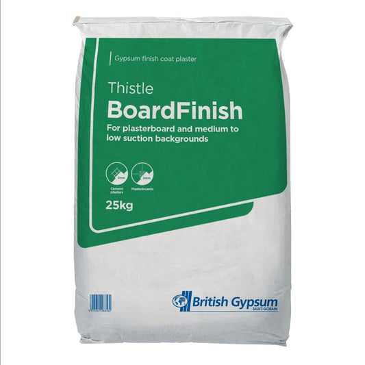 British Gypsum Thistle BoardFinish Plaster 25KG